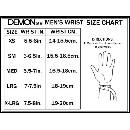 demon muñequera snowboard chico