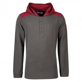 MALOJA Lava RiverM. Hooded Long Sleeve CHARCOAL