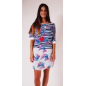 L.BOLT Floral Girly Tunic SURF THE WEB